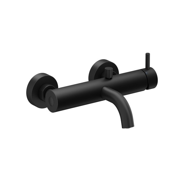 Змішувач для ванної кімнати Ravak Espirit настінний одноважільний чорний матовий X070279