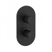 Термостат для душу Ravak Espirit вбудований 2 споживача чорний матовий X070286