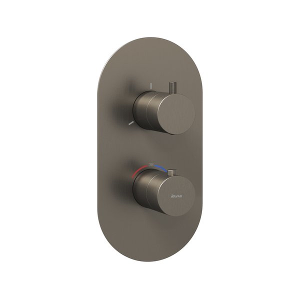 Термостат для душу Ravak Espirit 3 споживача графіт матовий X070326