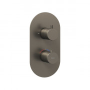 Термостат для душа Ravak Espirit встраиваемый 2 потребителя графит матовый X070323