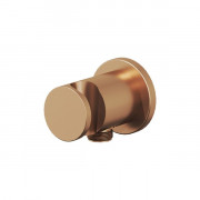 Шлангове під'єднання Ravak з держателем для душу латунь золото рожеве матове X07P708