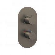 Термостат для душа Ravak Espirit встраиваемый 3 потребителя графит матовый X070326