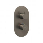 Термостат для душа Ravak Espirit встраиваемый 2 потребителя графит матовый X070323