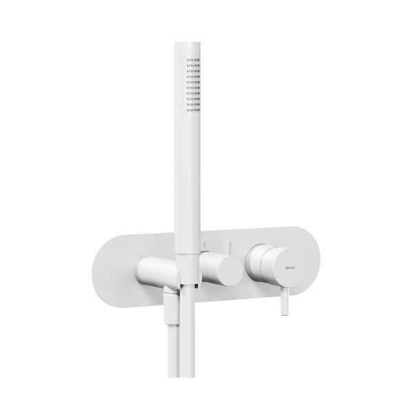 Смеситель для душа Ravak Espirit на 3 потребителя с душевым набором белый матовый X070245