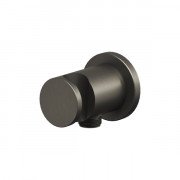 Шлангове під'єднання Ravak з тримачем для душу латунь графіт матовий X07P696