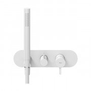 Смеситель для душа Ravak Espirit на 2 потребителя с душевым набором белый матовый X070250