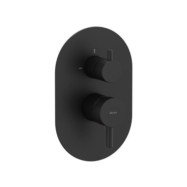 Змішувач для душу Ravak Espirit вбудований 2 споживача чорний матовий X070288