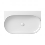 Раковина для ванной Ravak Yard 800 80,5х50 см без отверстия под смеситель керамика белый XJX01080000