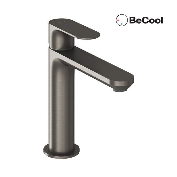 Смеситель для раковины Ravak Eleganta BeCool однорычажный графит матовый X070412