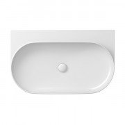Раковина для ванной Ravak Yard 800 80,5х50 см без отверстия под смеситель керамика белый XJX01080000