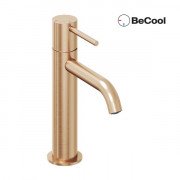 Смеситель для раковины Ravak Espirit BeCool однорычажный розовое золото матовое X070398