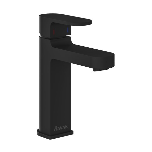 Смеситель для раковины Ravak Chrome однорычажный черный X070428