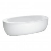 Ванна акриловая Laufen IL Bagno Alessi One 203х102 см с панелью с гидро- и аэромассажем с LED-подсветкой и дезинфекцией белый H2419700006951