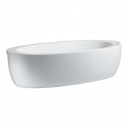 Ванна акриловая Laufen IL Bagno Alessi One 203х102 см полувстраиваемая белый H2449700000001