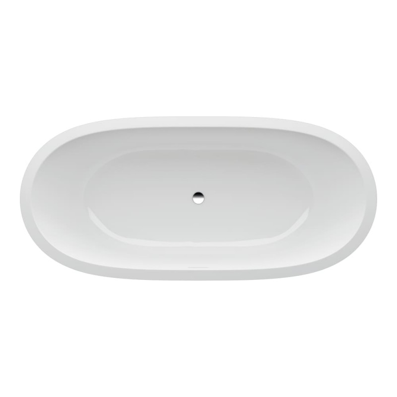 Ванна Laufen IL Bagno Alessi One 178х82 см встраиваемая искусственный камень Sentec solid surface белый H2459710000001