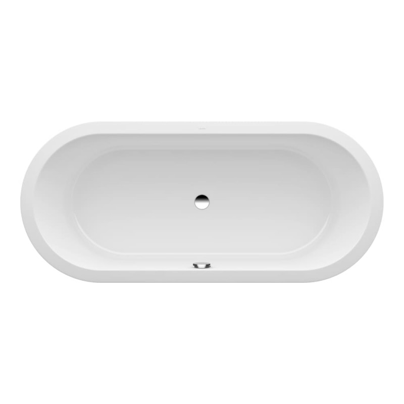 Ванна Laufen Pro 180х80 см встраиваемая овальная искусственный камень Marbond белый H2419500000001