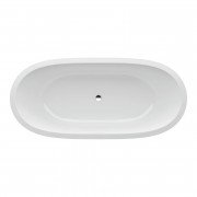 Ванна Laufen IL Bagno Alessi One 178х82 см встраиваемая искусственный камень Sentec solid surface белый H2459710000001