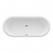 Ванна Laufen Pro 180х80 см встраиваемая овальная искусственный камень Marbond белый H2419500000001