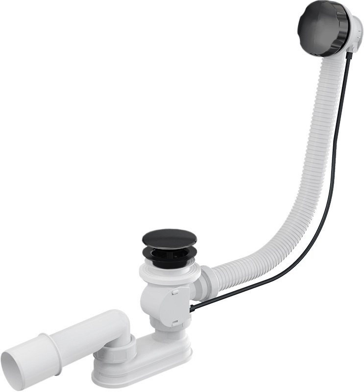 Злив-перелив для ванн Ravak 800 B R/R графіт матовий X01848