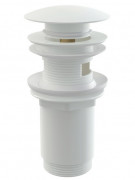 Донний клапан для раковини Ravak Click-Clack метал білий матовий X01836