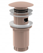Донний клапан для раковини Ravak Click-Clack метал рожеве золото матове X01838