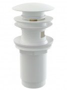 Донний клапан для раковини Ravak Click-Clack метал білий матовий X01836
