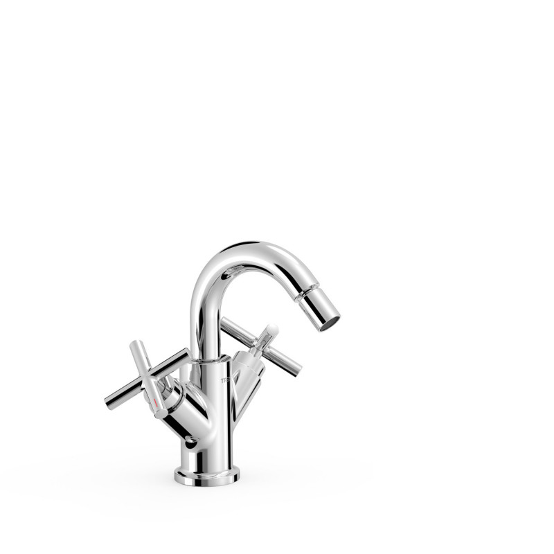 Смеситель для биде Tres Mont Blanc двухвентильный хром 28312001