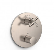 Термостат для душа Tres Mont Blanc встраиваемый одновентильный сталь 28325001AC