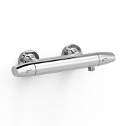 Термостат для душу Tres Over-wall настінний двовентильний хром 19016403