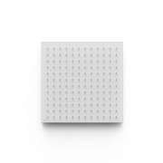 Лейка для верхнего душа Tres потолочная встраиваемая 405х405 мм нержавеющая сталь матовый белый 13495101BM