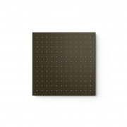 Лейка для верхнего душа Tres потолочная встраиваемая 405х405 мм нержавеющая сталь черная бронза 13495101KMB