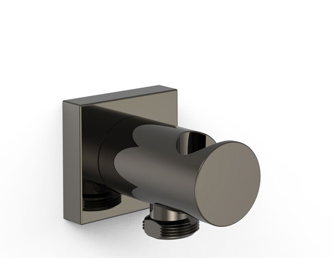 Шлангове під'єднання Tres з тримачем ручного душу металік чорний 21118201KM