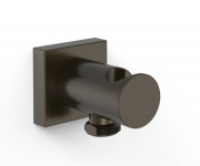 Шлангове під'єднання Tres з тримачем ручного душу чорна бронза 21118201KMB