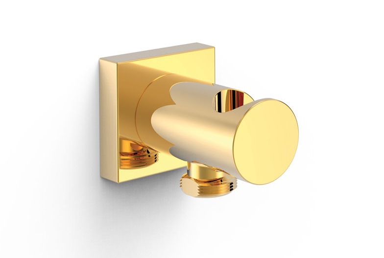 Шлангове під'єднання Tres з тримачем ручного душу золото 21118201OR