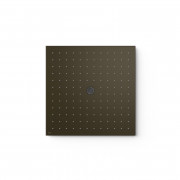 Лейка для верхнего душа Tres потолочная встраиваемая 405х405 мм нержавеющая сталь черная бронза 13495102KMB