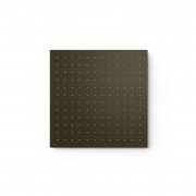 Лейка для верхнего душа Tres потолочная встраиваемая 405х405 мм нержавеющая сталь черная бронза 13495101KMB