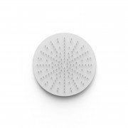 Лійка для верхнього душу Tres вбудована стельова Ø405 мм нержавіюча сталь матовий білий 13495001BM