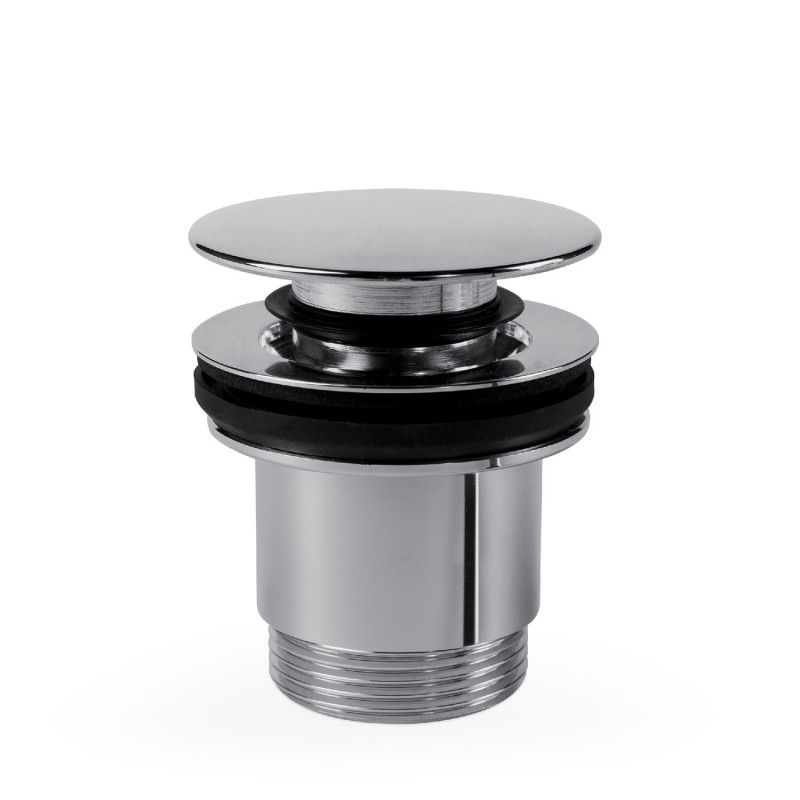 Донный клапан для раковины Tres Click-Clack Simple-Rapid хром 24284010