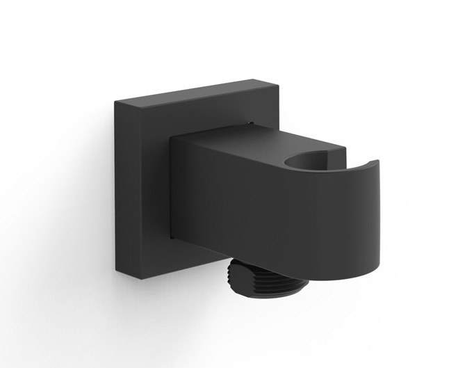 Шлангове під'єднання Tres з тримачем ручного душу матовий чорний 20218201NM