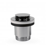 Донный клапан для раковины Tres Click-Clack Simple-Rapid хром 24284020