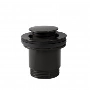 Донный клапан для раковины Tres Click-Clack Simple-Rapid черный хром 24284020NE