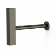 Сифон для раковины Tres телескопический металлик черный 10710342KM