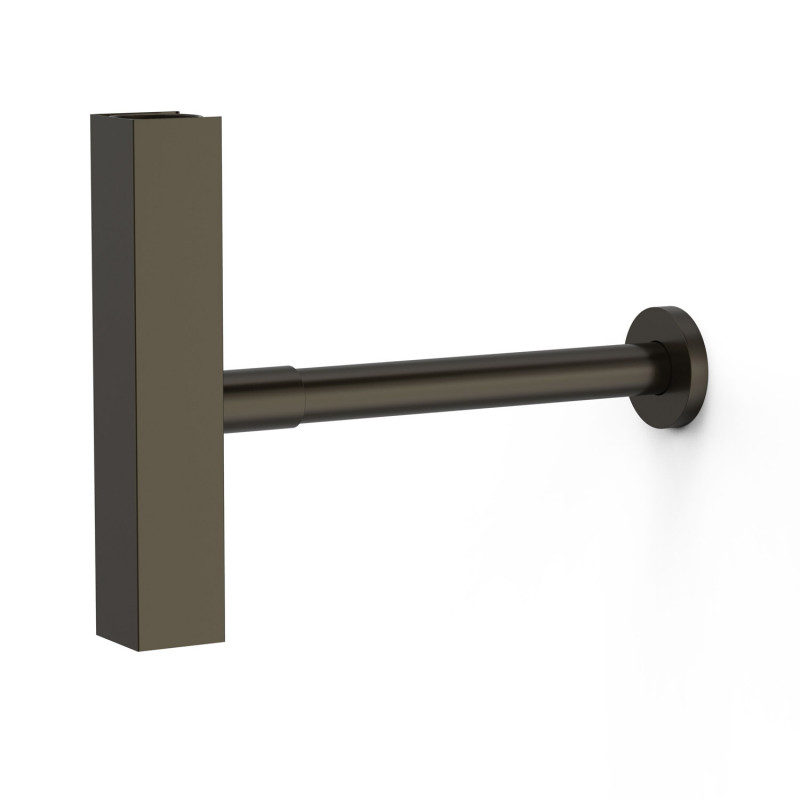 Сифон для раковини Tres телескопічний чорна бронза 10710342KMB