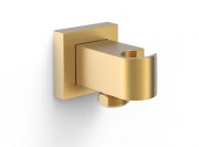 Шлангове під'єднання Tres з тримачем ручного душу матове золото 20218201OM