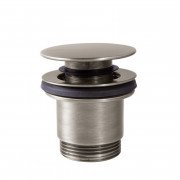 Донный клапан для раковины Tres Click-Clack Simple-Rapid сталь 24284010AC