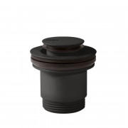 Донний клапан для раковини Tres Click-Clack Simple-Rapid матовий чорний 24284020NM