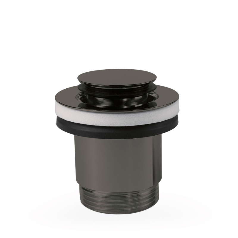 Донний клапан для раковини Tres Click-Clack Simple-Rapid металік чорний 24284020KM