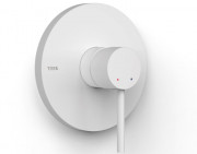 Смеситель для душа Tres Study Exclusive встраиваемый 1 потребитель однорычажный матовый белый 26227810BM