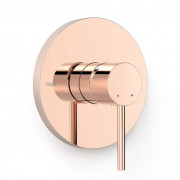 Смеситель для душа Tres Study Exclusive встраиваемый 1 потребитель однорычажный розовое золото 26227810OP