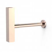 Сифон для раковины Tres телескопический розовое золото 10710342OP